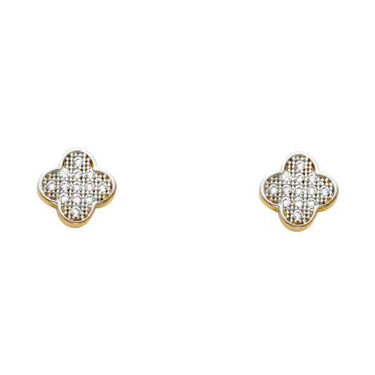 Quatro Leaf Earrings