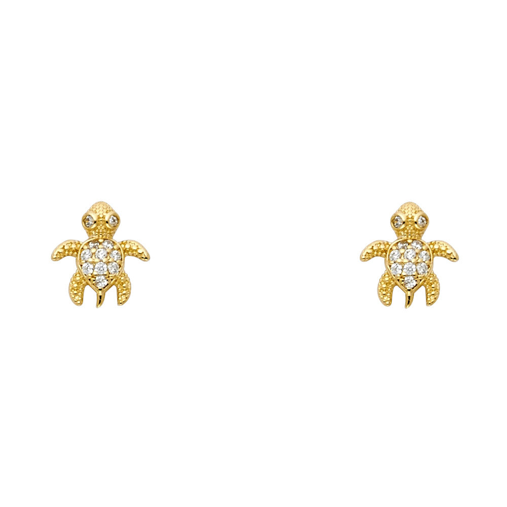 Sea Turtle Studded Earrings