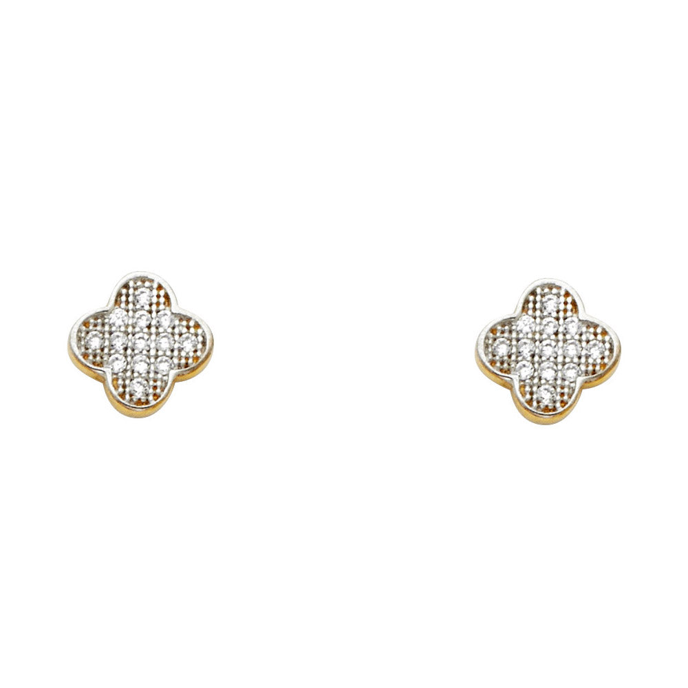 Quatro Leaf Earrings