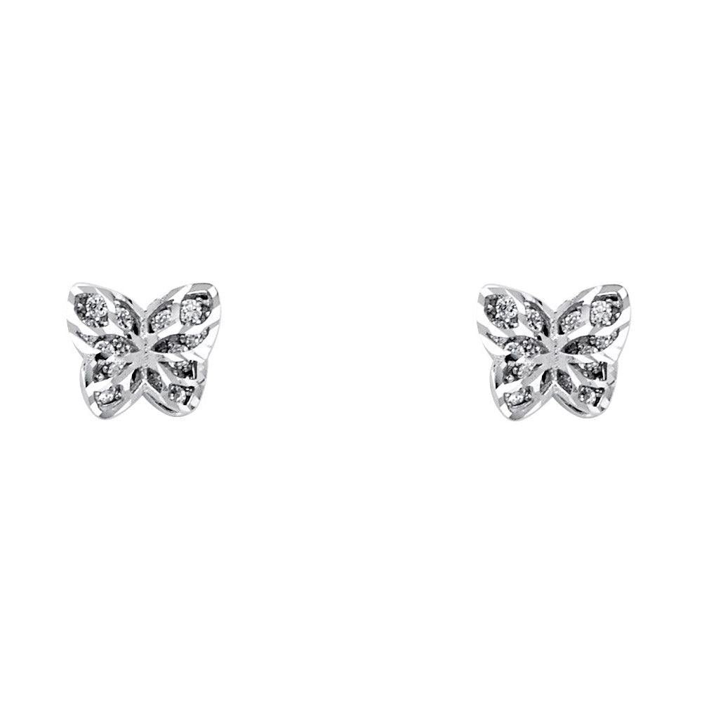 Butterfly Studded Earrings