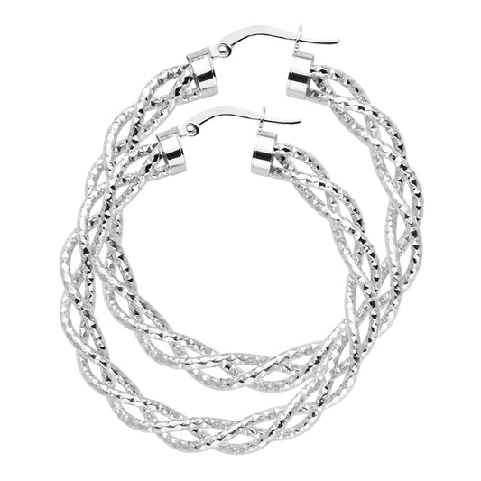 Wired Hoop Earrings