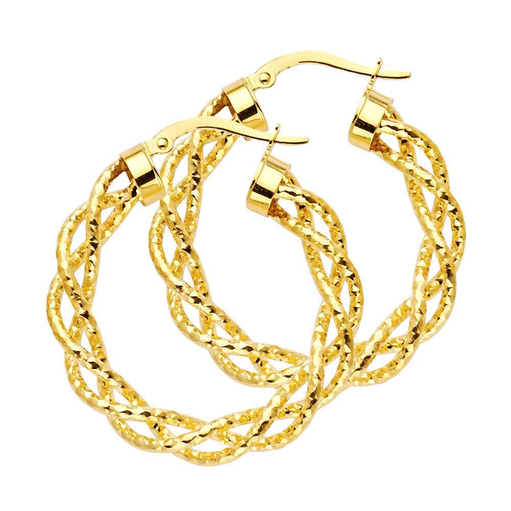 Wired Hoop Earrings