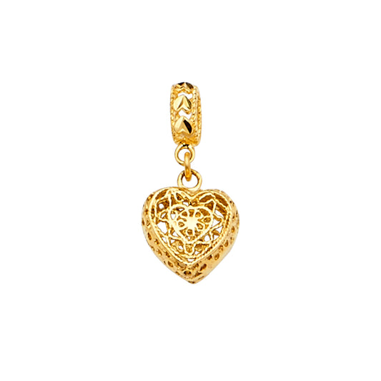 Woven Heart Charm