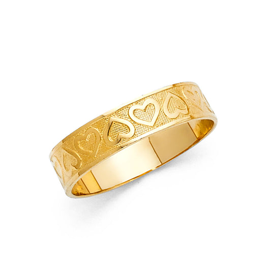 Heart Engraved Ring