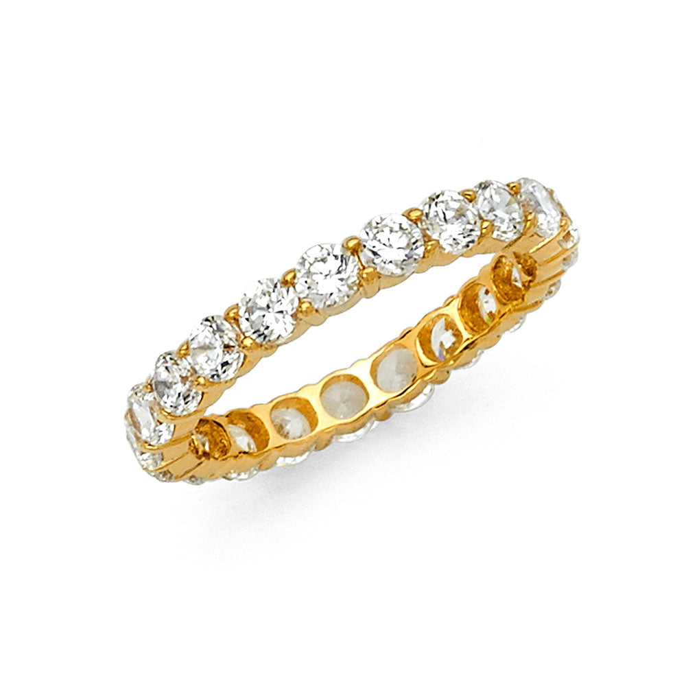 14K Gold Iced Ring